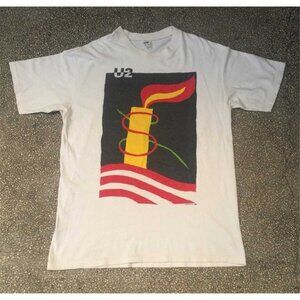 U2 Vintage Rock Band Music Concert Graphic Tour T Shirt 93